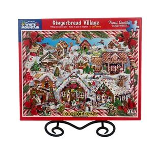 White Mountain Gingerbread Village 1000 Piece Puzzle Lori Schory Christmas